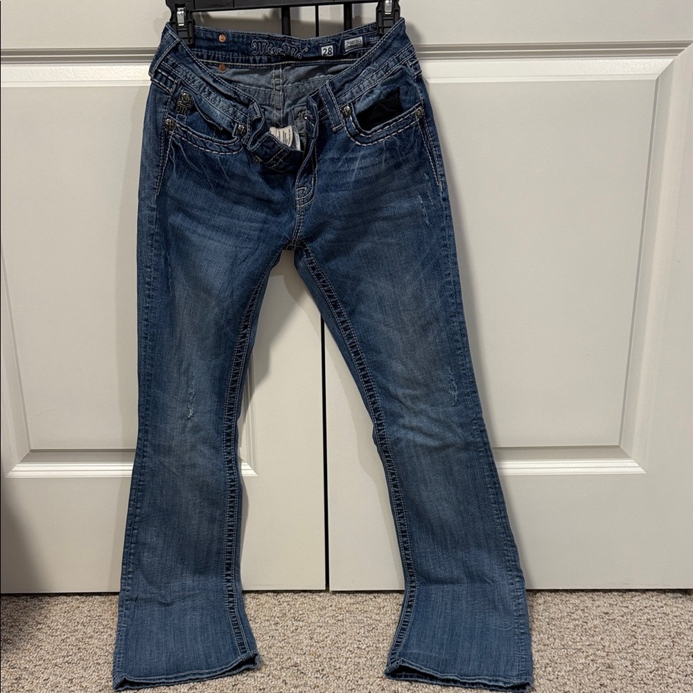 Miss Me Blue Flare Jeans